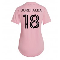 Fotbalové Dres Inter Miami Jordi Alba #18 Dámské Domácí 2023-24 Krátký Rukáv